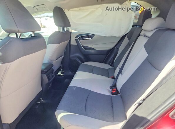 4T3RWRFV3NU056532 2022 TOYOTA RAV4 Red Вид задніх сидінь