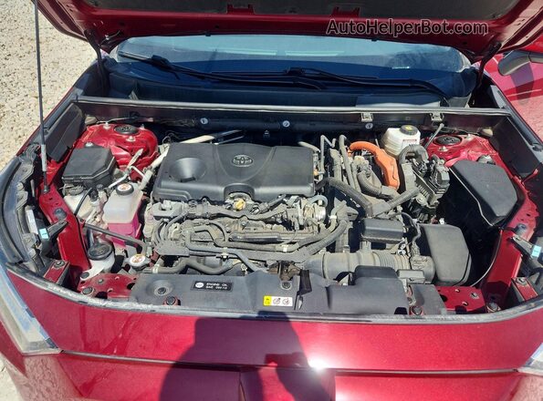 4T3RWRFV3NU056532 2022 TOYOTA RAV4 Red Вид задньої частини салону
