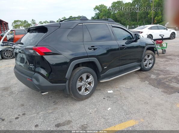 4T3RWRFV3NU059348 2022 TOYOTA RAV4 HYBRID Black Задня права чверть
