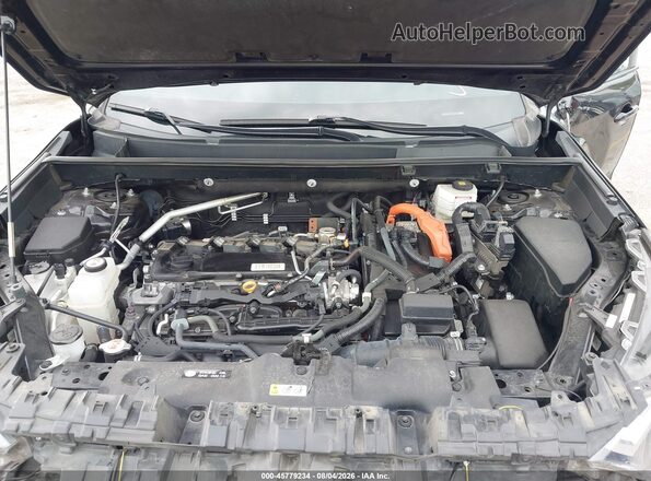 4T3RWRFV3NU059348 2022 TOYOTA RAV4 HYBRID Black Вид ззаду