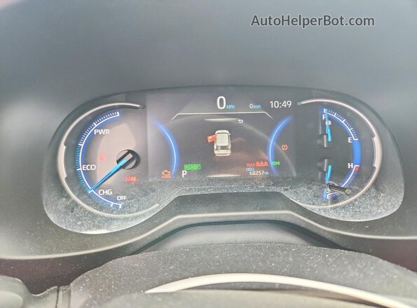 4T3RWRFV3SU171529 2025 TOYOTA RAV4 Black ხელსაწყოთა პანელის ხედი