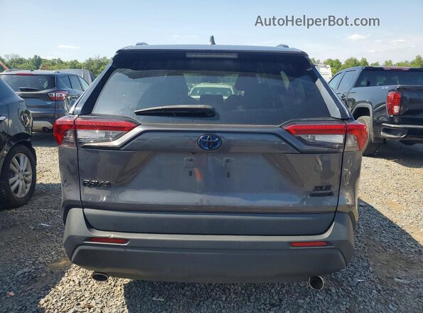 4T3RWRFV4MU047353 2021 TOYOTA RAV4 Gray Հետևի տեսք