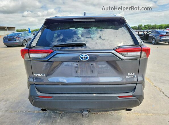 4T3RWRFV4NU074912 2022 TOYOTA RAV4 Серый Вид сзади
