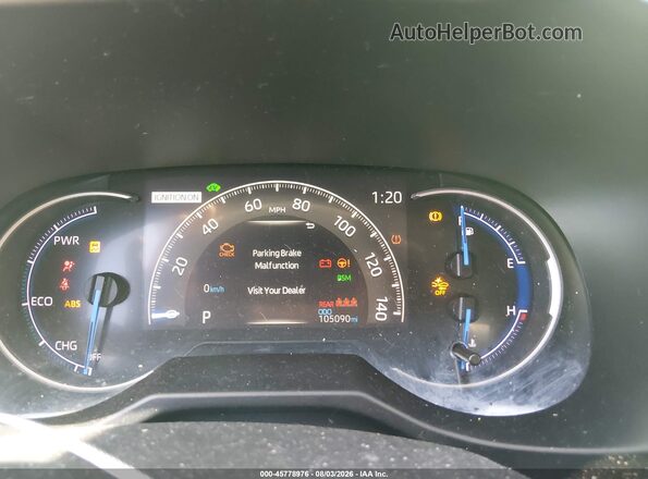 4T3RWRFV4PU103456 2023 TOYOTA RAV4 HYBRID Silver Vista de los asientos traseros