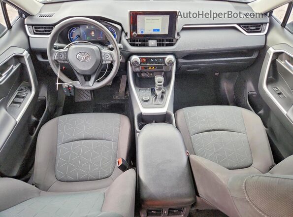 4T3RWRFV4RU122365 2024 TOYOTA RAV4 Silver წინა პანელის ხედი