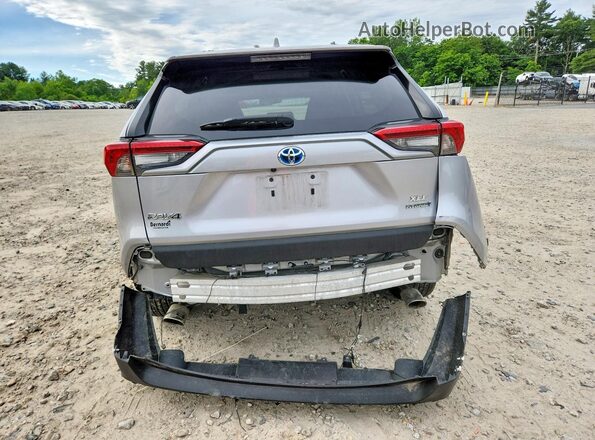 4T3RWRFV4RU122365 2024 TOYOTA RAV4 Silver უკანა ხედი