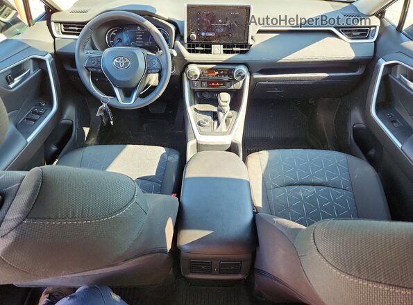 4T3RWRFV4SU214789 2025 TOYOTA RAV4 Blue Dashboard view
