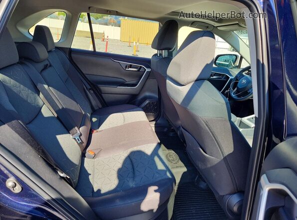 4T3RWRFV4SU214789 2025 TOYOTA RAV4 Blue Rear interior view