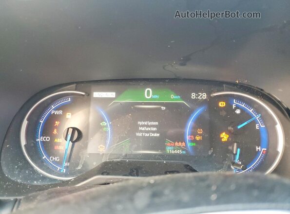 4T3RWRFV5SU190633 2025 TOYOTA RAV4 Silver Вид щитка приладів