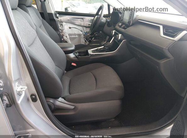 4T3RWRFV6MU017528 2021 TOYOTA RAV4 HYBRID Silver Widok wnętrza z przodu