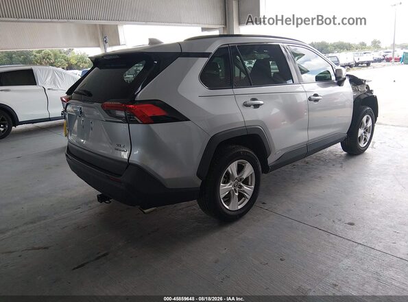 4T3RWRFV6MU017528 2021 TOYOTA RAV4 HYBRID Silver Tył prawy