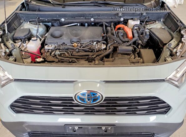 4T3RWRFV7PU106819 2023 TOYOTA RAV4 Green Vista del compartimento del motor