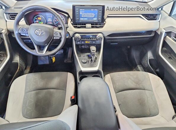 4T3RWRFV8MU035772 2021 TOYOTA RAV4 White Dashboard view