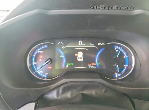 4T3RWRFV8SU175950 2025 TOYOTA RAV4 Gray ხელსაწყოთა პანელის ხედი