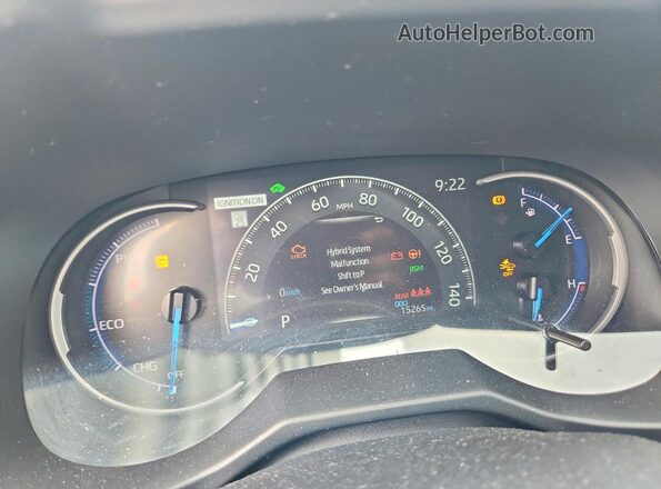 4T3RWRFV8SU189752 2025 TOYOTA RAV4 Silver Вид щитка приладів