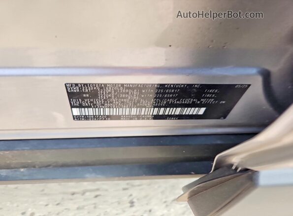 4T3RWRFV8SU189752 2025 TOYOTA RAV4 Silver Панорамний вид салону 360°