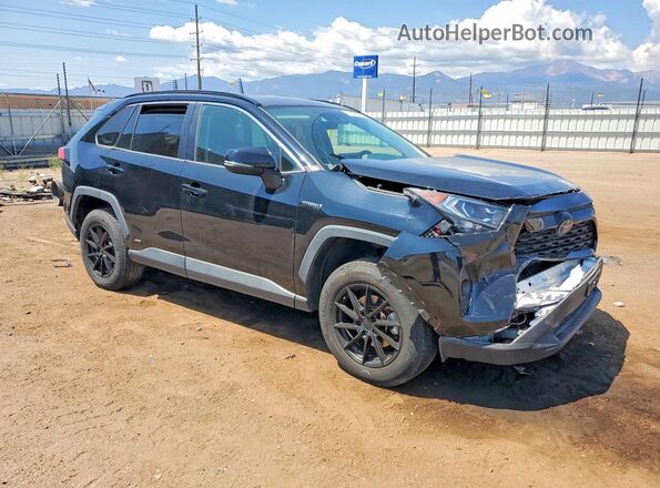 4T3RWRFV9MU018351 2021 TOYOTA RAV4 Черный Передняя правая четверть