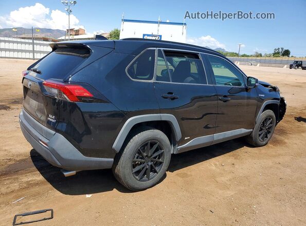 4T3RWRFV9MU018351 2021 TOYOTA RAV4 Черный Задняя правая четверть