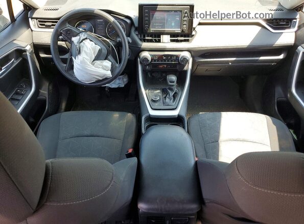 4T3RWRFV9MU018351 2021 TOYOTA RAV4 Черный Вид панели приборов