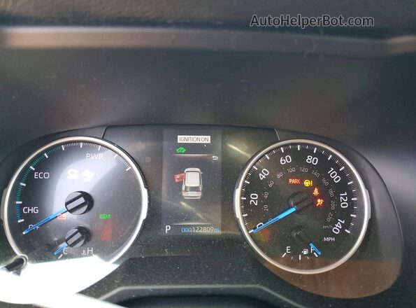 4T3RWRFV9MU018351 2021 TOYOTA RAV4 Черный Вид щитка приборов