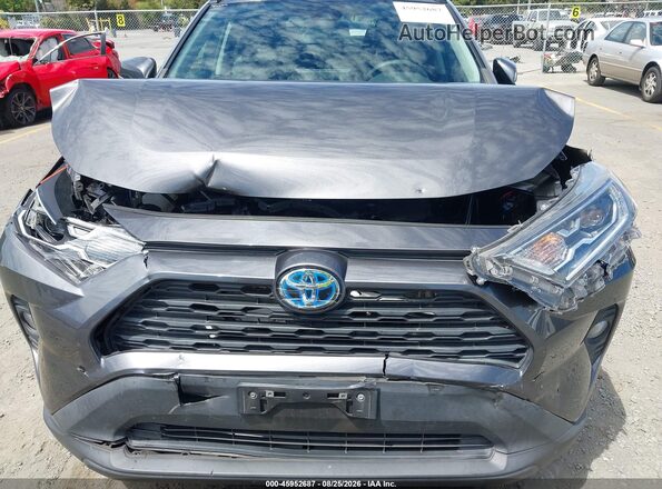 4T3RWRFV9MU041015 2021 TOYOTA RAV4 HYBRID Gray Դիմացի տեսք