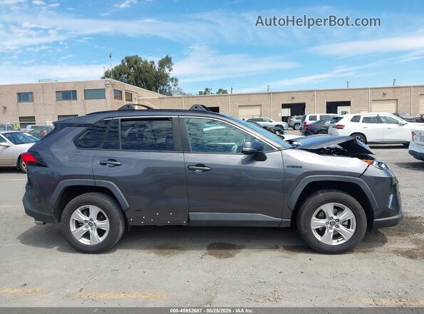 4T3RWRFV9MU041015 2021 TOYOTA RAV4 HYBRID Gray Սալոնի հետևի տեսք
