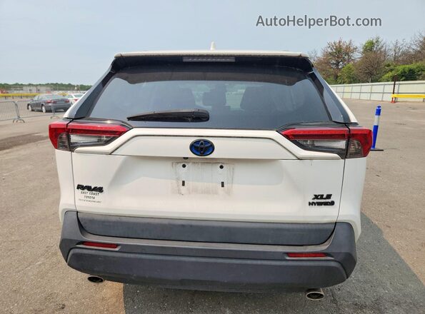 4T3RWRFVXMU026541 2021 TOYOTA RAV4 White Vista trasera