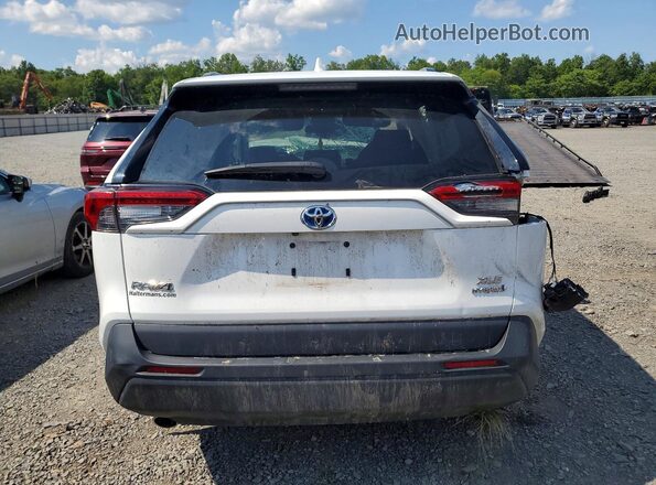 4T3RWRFVXMU030010 2021 TOYOTA RAV4 White Հետևի տեսք