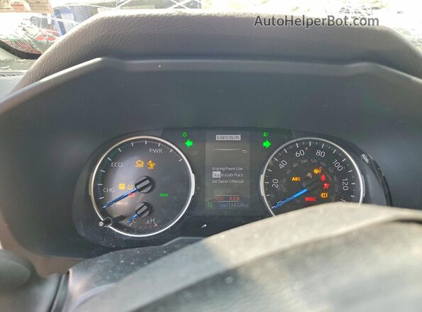 4T3RWRFVXMU030010 2021 TOYOTA RAV4 White Սարքավորումների վահանակի տեսք