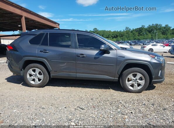 4T3RWRFVXMU044439 2021 TOYOTA RAV4 HYBRID Gray Widok wnętrza z tyłu