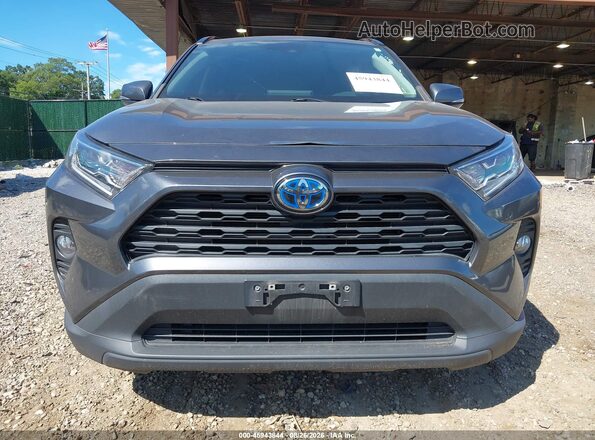 4T3RWRFVXMU044439 2021 TOYOTA RAV4 HYBRID Gray Widok zestawu wskaźników