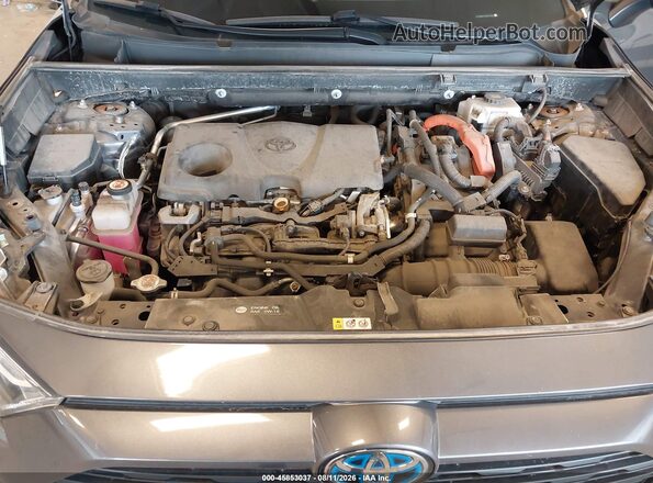 4T3RWRFVXMU047826 2021 TOYOTA RAV4 HYBRID Gray Rear view