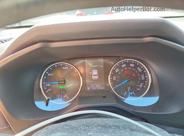 4T3RWRFVXNU077362 2022 TOYOTA RAV4 Gray ხელსაწყოთა პანელის ხედი