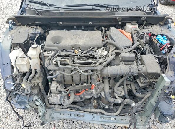 4T3RWRFVXRU159260 2024 TOYOTA RAV4 Blue Vista del compartimento del motor