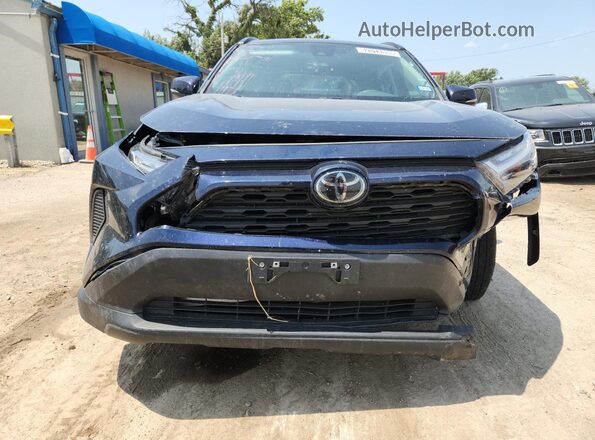 4T3RWRFVXSU187002 2025 TOYOTA RAV4 Blue VIN sticker view
