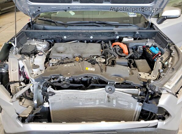 4T3RWRFVXSU203957 2025 TOYOTA RAV4 Silver Вид підкапотного простору