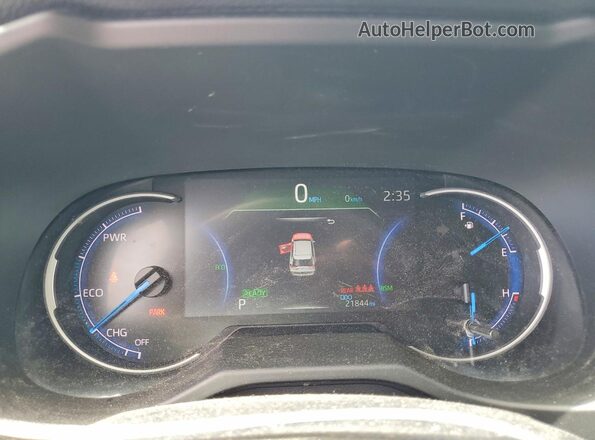 4T3T6RFV1PU116347 2023 TOYOTA RAV4 White Vista del cuadro de instrumentos