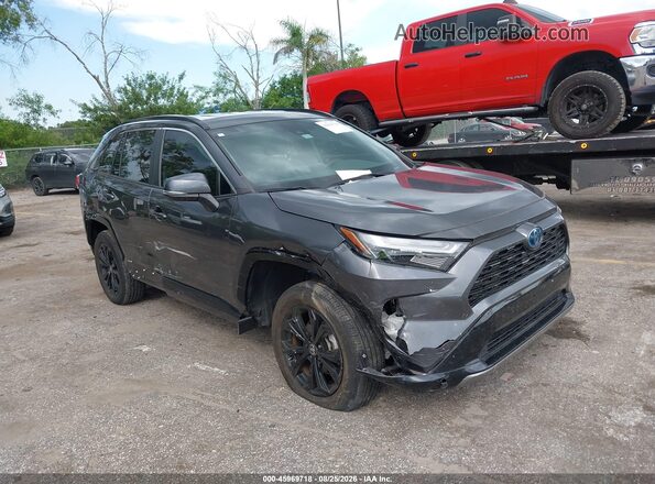 4T3T6RFV1PU140003 2023 TOYOTA RAV4 HYBRID Gray Front view