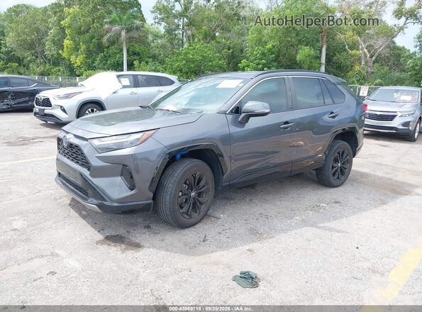 4T3T6RFV1PU140003 2023 TOYOTA RAV4 HYBRID Gray Front left