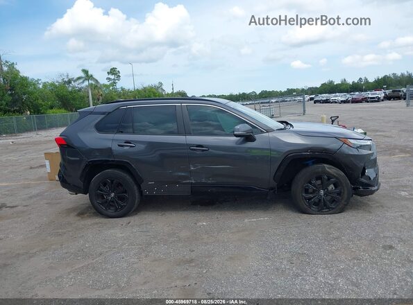 4T3T6RFV1PU140003 2023 TOYOTA RAV4 HYBRID Gray Rear interior view