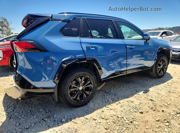 4T3T6RFV4NU096205 2022 TOYOTA RAV4 Blue Задня права чверть