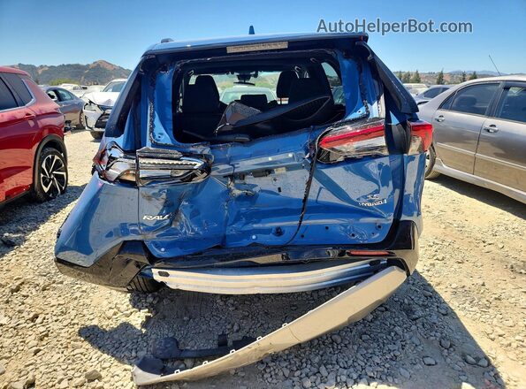 4T3T6RFV4NU096205 2022 TOYOTA RAV4 Blue Вид ззаду