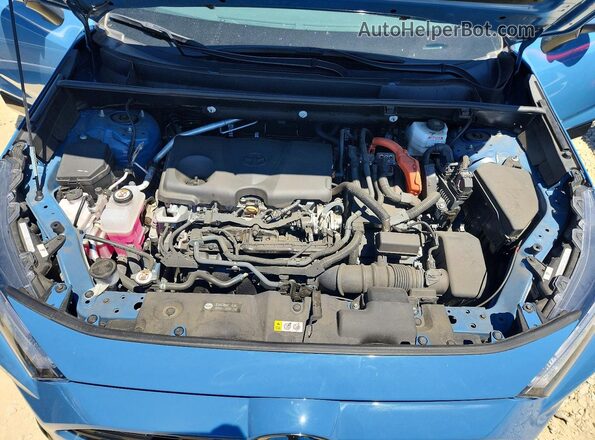 4T3T6RFV4NU096205 2022 TOYOTA RAV4 Blue Вид підкапотного простору