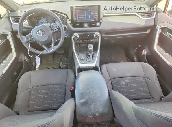 4T3T6RFV9NU088536 2022 TOYOTA RAV4 White Dashboard view