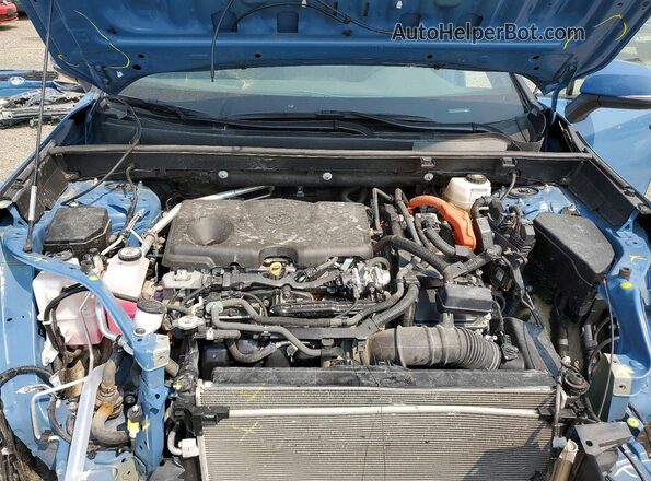 4T3T6RFV9PU139147 2023 TOYOTA RAV4 Синий Вид задней части салона
