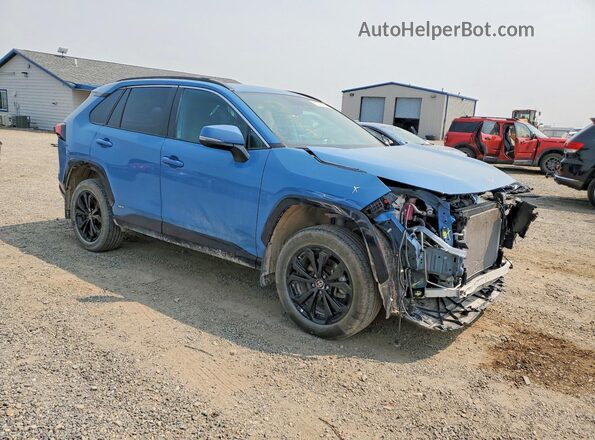 4T3T6RFV9PU139147 2023 TOYOTA RAV4 Синий Передняя правая четверть