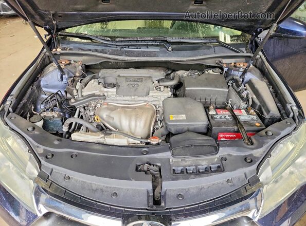 4T4BF1FK1GR537406 2016 TOYOTA CAMRY Blue Вид задньої частини салону