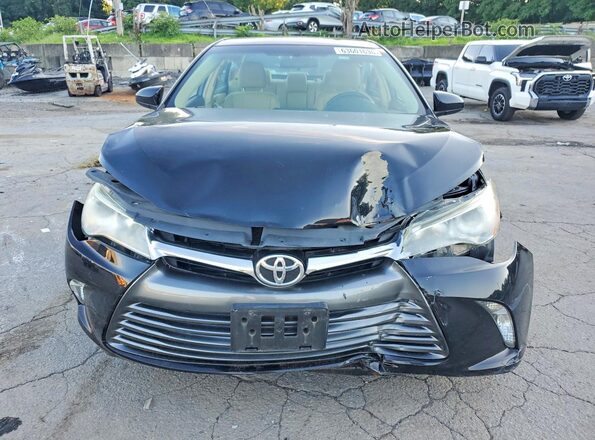 4T4BF1FK1GR572687 2016 TOYOTA CAMRY Black Դիմացի տեսք