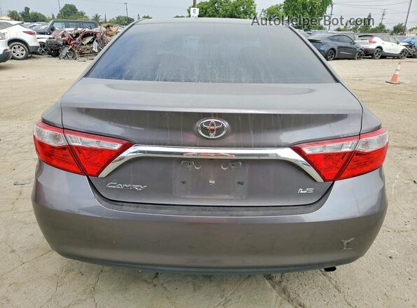 4T4BF1FK1GR577212 2016 TOYOTA CAMRY Gray უკანა ხედი