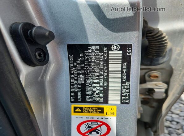 4T4BF1FK2GR532747 2016 TOYOTA CAMRY Silver Вид підкапотного простору